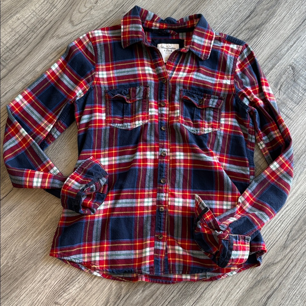 Abercrombie & Fitch Flannel Button Down Shirt